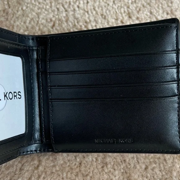 Michael Kors Men's  Billfold with Passcase Wallet Black - Picture 5 of 7